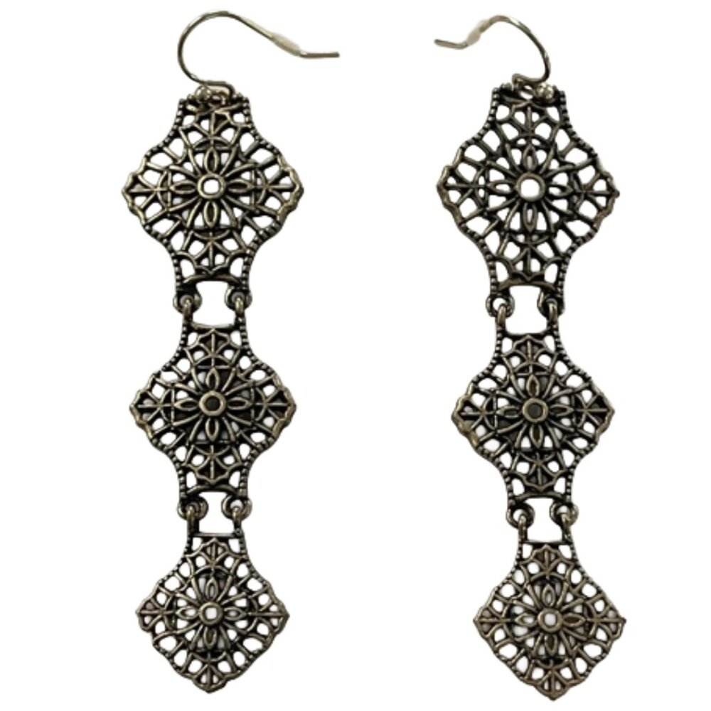 Bronze Chandelier Earrings